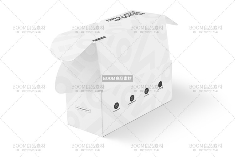 图片[9]-白色大盖瓦楞纸包飞机盒快递外包装展示智能贴图装盒样机PSD模板-设计猿