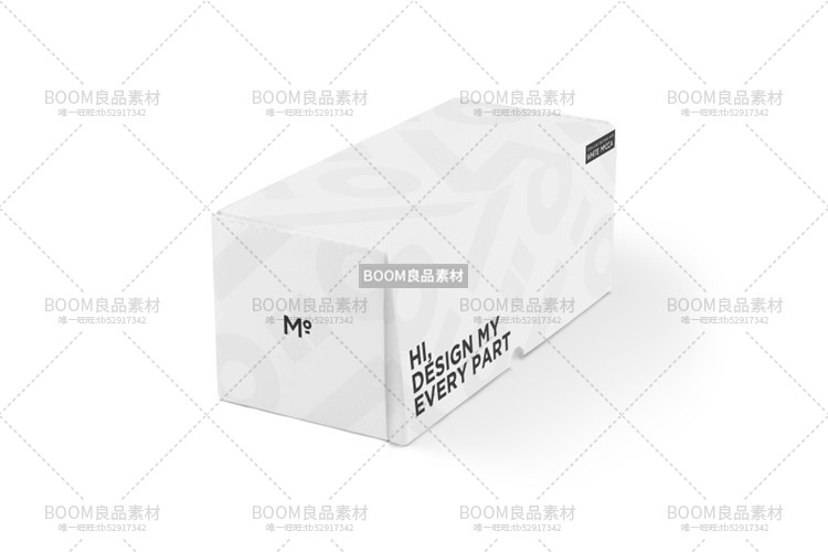 图片[10]-白色大盖瓦楞纸包飞机盒快递外包装展示智能贴图装盒样机PSD模板-设计猿