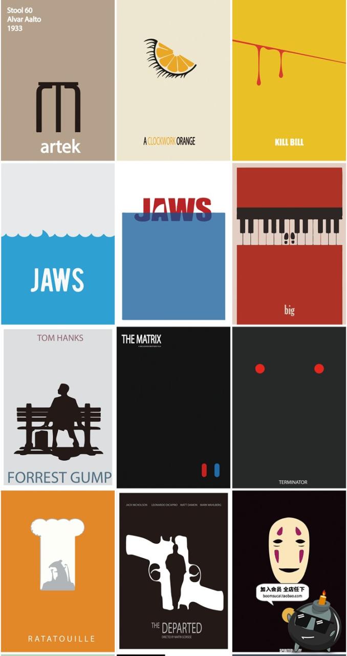 图片[7]-日式极简创意海报艺术抽象插画模板图广告平面构成AI矢量设计素材-设计猿