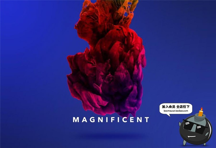 图片[2]-水中彩色墨水烟雾散开抽象效果素材PNG免抠图片PSD模板设计素材-设计猿