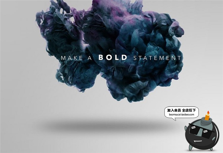 图片[3]-水中彩色墨水烟雾散开抽象效果素材PNG免抠图片PSD模板设计素材-设计猿