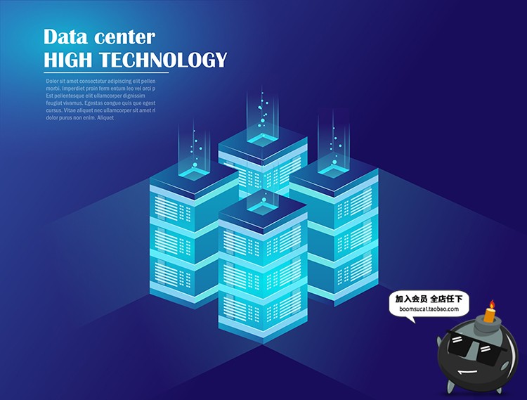 图片[10]-2.5D等距立体UI插画商务科技技术网页元素海报AI矢量设计素材-设计猿