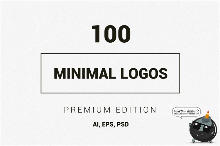 图片[1]-英文简约徽标图标商标品牌LOGO图形AI矢量PSD模板源文件PS素材-设计猿