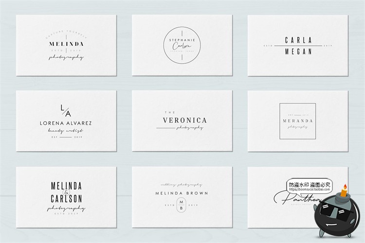 图片[5]-50款英文小清新图标标志LOGO图形徽章PSD模板源文件AI矢量素材-设计猿