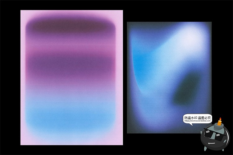 图片[3]-复古渐变纹理颗粒噪点霓虹背景海报底纹叠加纹理合成JPG图片素材-设计猿