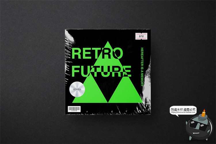 图片[7]-复古酸性未来科幻赛博朋克抽象艺术几何图形AI矢量PNG免抠素材-设计猿