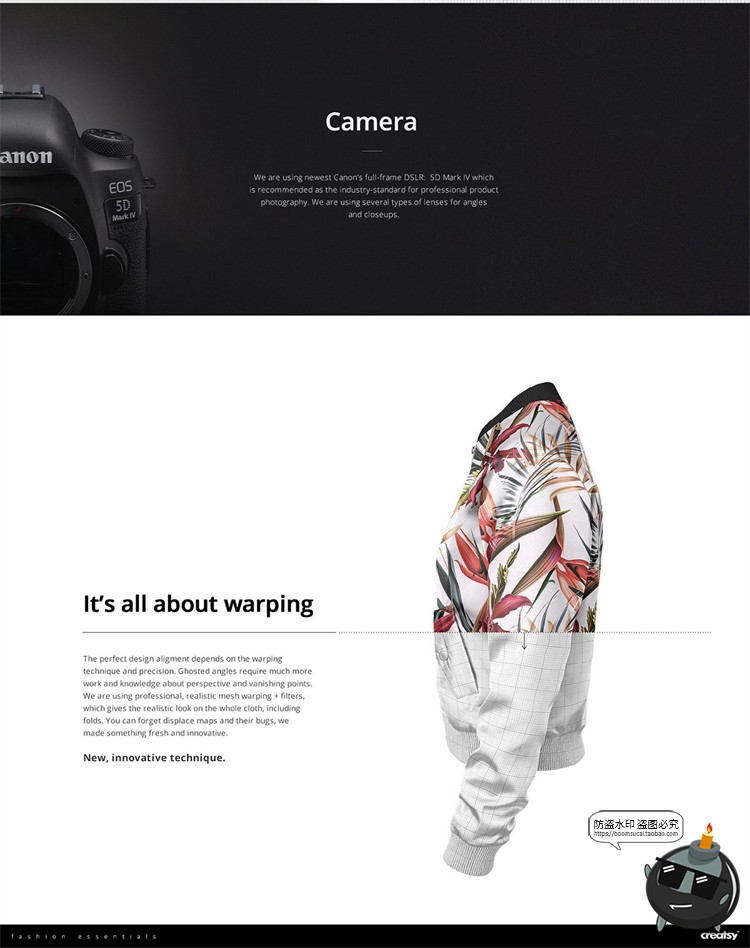 图片[4]-女式夹克拉链外套上衣便服智能贴图展示mockups样机PSD模板PS素材-设计猿