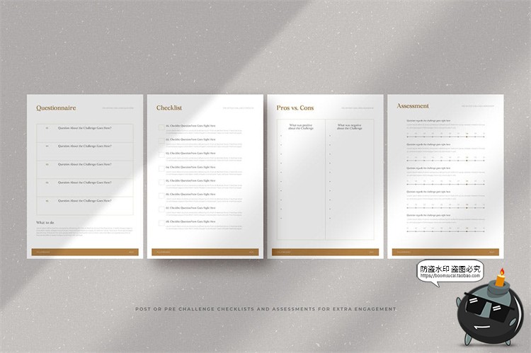 图片[5]-工作计划表单表格待办事项办公日程规划画册AI矢量PSD模板素材-设计猿