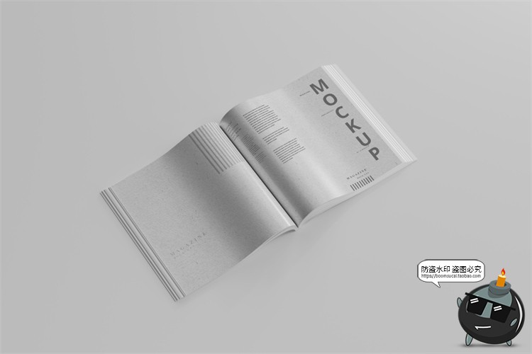 图片[11]-正方形宣传画册说明书籍封面智能贴图效果展示vi样机PSD模板素材-设计猿