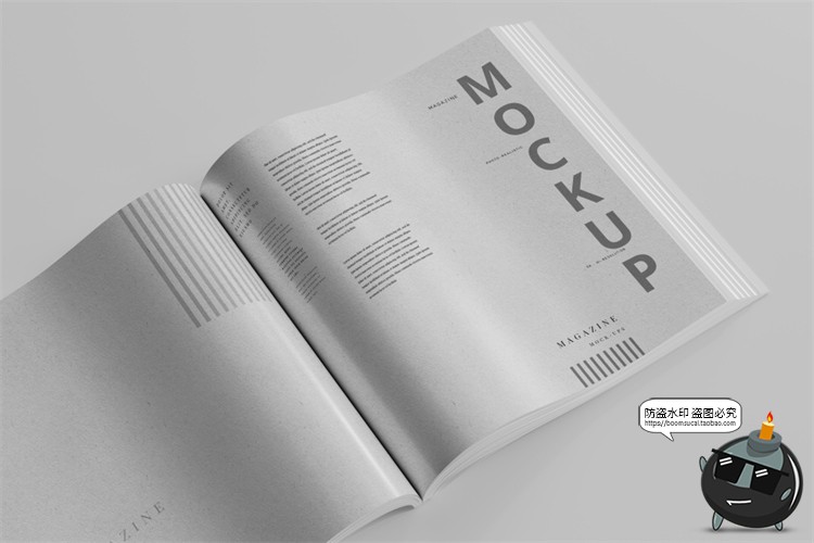 图片[17]-正方形宣传画册说明书籍封面智能贴图效果展示vi样机PSD模板素材-设计猿