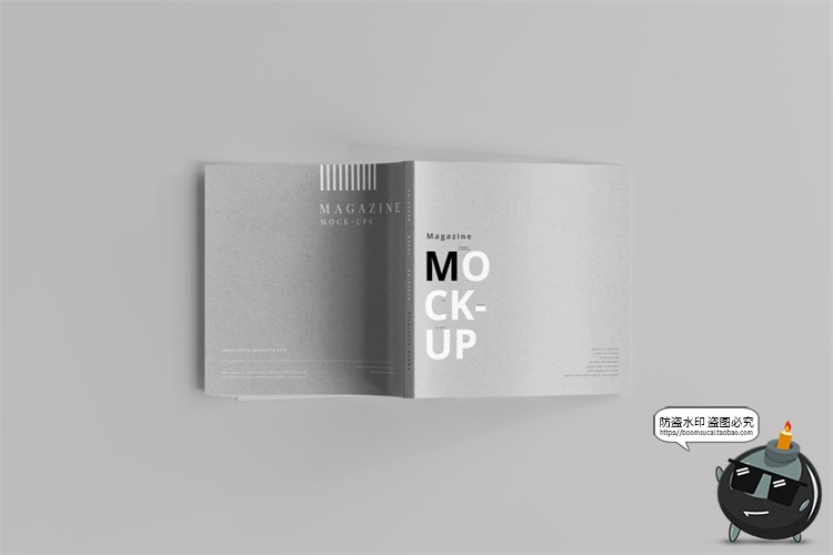 图片[22]-正方形宣传画册说明书籍封面智能贴图效果展示vi样机PSD模板素材-设计猿