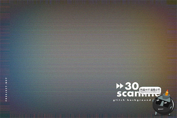图片[6]-故障扫描线失真印刷故障扭曲纹理海报底纹背景后期合成JPG图素材-设计猿