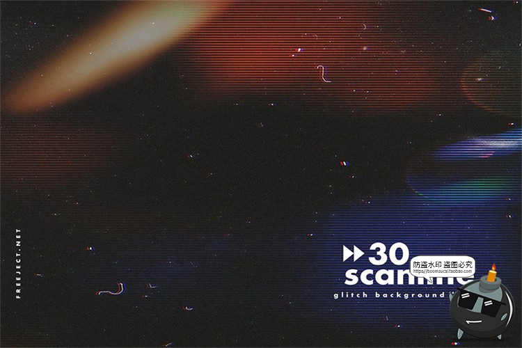 图片[9]-故障扫描线失真印刷故障扭曲纹理海报底纹背景后期合成JPG图素材-设计猿
