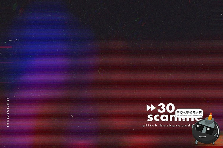 图片[12]-故障扫描线失真印刷故障扭曲纹理海报底纹背景后期合成JPG图素材-设计猿