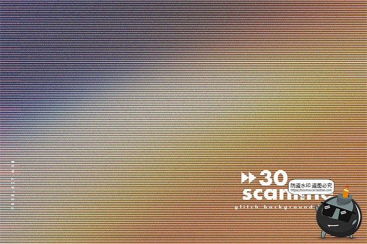 图片[18]-故障扫描线失真印刷故障扭曲纹理海报底纹背景后期合成JPG图素材-设计猿