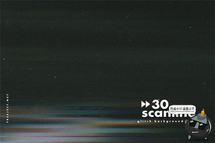 图片[24]-故障扫描线失真印刷故障扭曲纹理海报底纹背景后期合成JPG图素材-设计猿