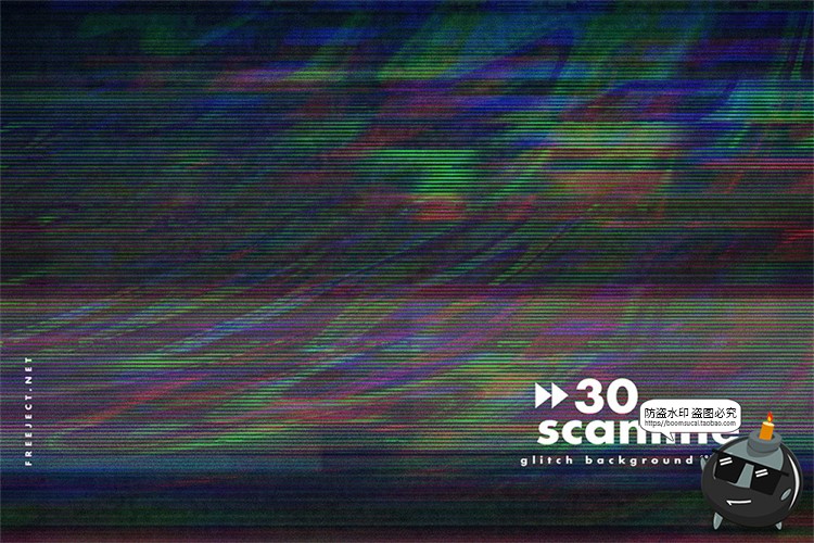 图片[28]-故障扫描线失真印刷故障扭曲纹理海报底纹背景后期合成JPG图素材-设计猿