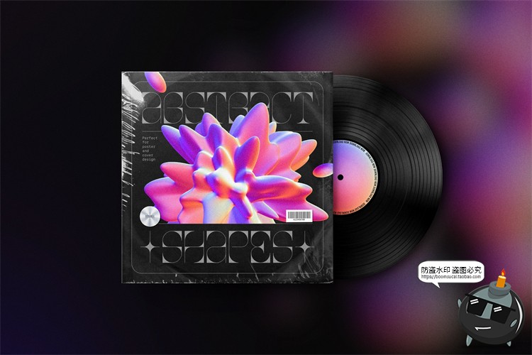 图片[13]-酸性粉蓝炫彩渐变3D抽象未来赛博朋克几何形状立体PNG免抠素材-设计猿