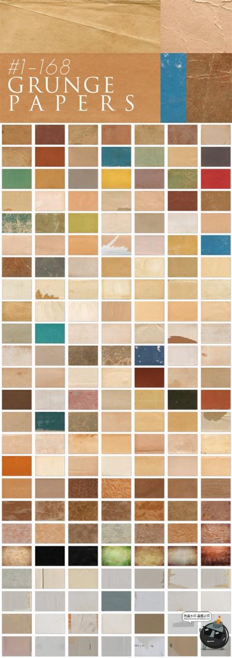 图片[2]-复古做旧划痕撕裂毛边瓦楞硬板纸背景底纹理纸皮材质JPG图片素材-设计猿