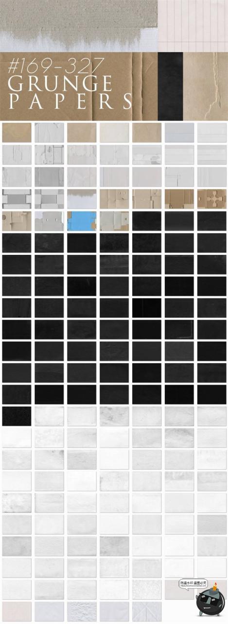 图片[3]-复古做旧划痕撕裂毛边瓦楞硬板纸背景底纹理纸皮材质JPG图片素材-设计猿