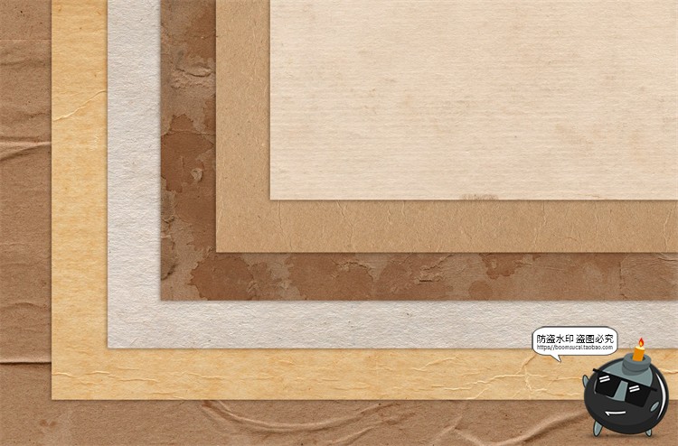 图片[4]-复古做旧划痕撕裂毛边瓦楞硬板纸背景底纹理纸皮材质JPG图片素材-设计猿