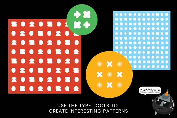 图片[2]-包豪斯图形集几何简约艺术装饰图形元素创意海报图案AI矢量素材-设计猿