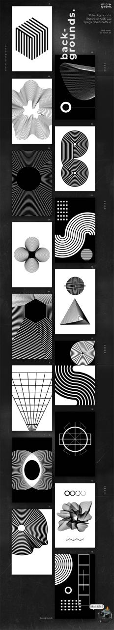 图片[8]-潮流未来抽象扭曲图形状背景做旧纹理海报装饰PNG免抠AI素材-设计猿