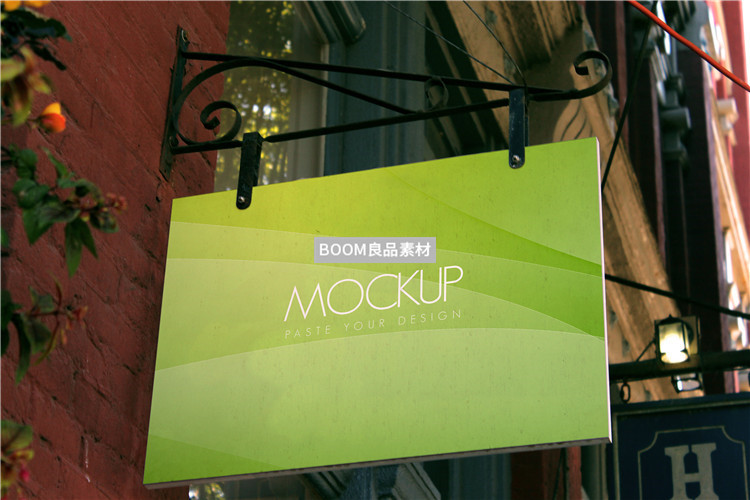 图片[5]-店铺户外招牌店招广告牌灯箱效果展示样机PSD模板智能贴图PS素材-设计猿