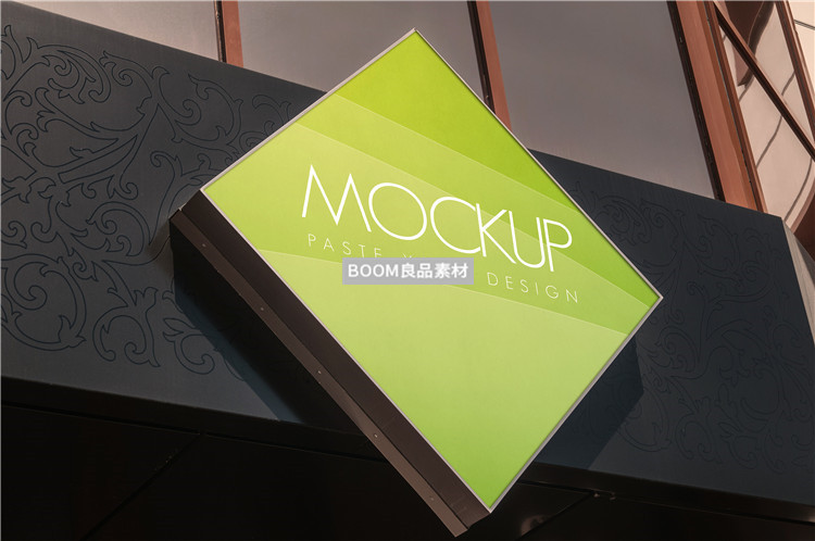 图片[10]-店铺户外招牌店招广告牌灯箱效果展示样机PSD模板智能贴图PS素材-设计猿