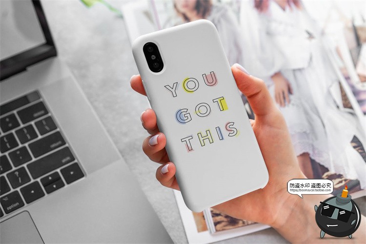 图片[5]-苹果iPhone X手机壳圆边硬壳保护套场景mockups样机PSD模板PS素材-设计猿