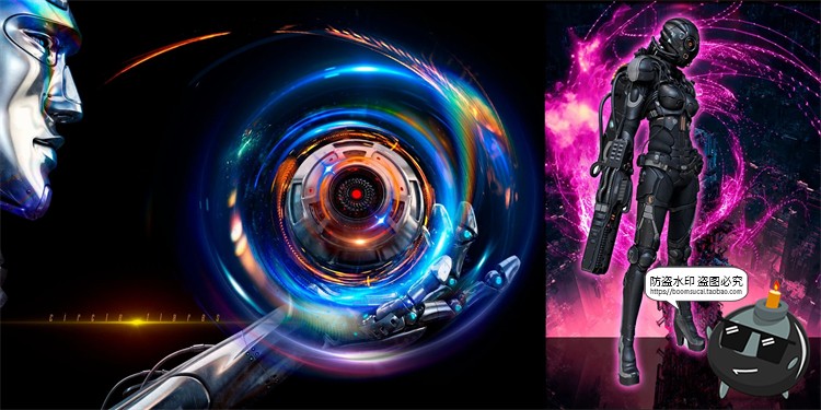 图片[8]-光环环形圆型光效光斑科幻未来炫酷特效元素后期合成PNG免抠素材-设计猿