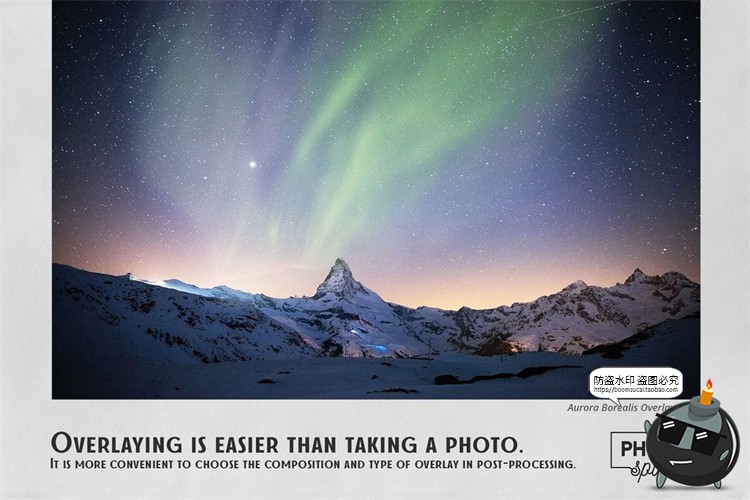 图片[2]-北极光自然景观天空光效绚丽效果照片叠加层后期合成JPG图片素材-设计猿