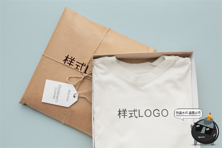 图片[13]-儿童童装服装衣服衣架短袖招牌吊牌品牌贴图vi样机PSD模板PS素材-设计猿