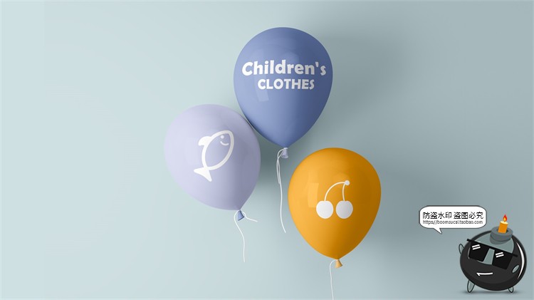 图片[17]-儿童童装服装衣服衣架短袖招牌吊牌品牌贴图vi样机PSD模板PS素材-设计猿