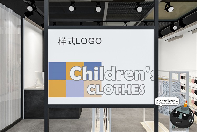 图片[18]-儿童童装服装衣服衣架短袖招牌吊牌品牌贴图vi样机PSD模板PS素材-设计猿