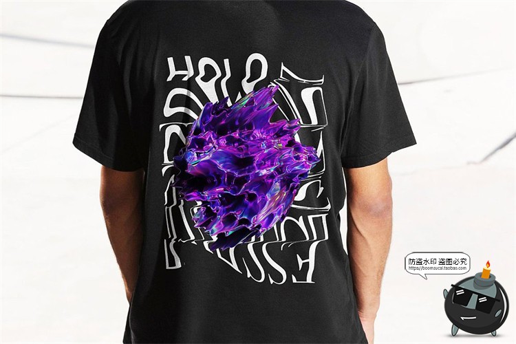 图片[11]-未来科幻3D全息镭射扭曲几何主视觉图形抽象艺术PNG免抠图片素材-设计猿