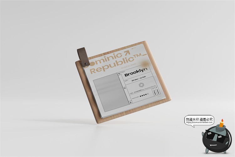 图片[2]-方形菜单记事本餐厅餐饮手掌记单本企业VI品牌PSD模板样机PS素材-设计猿