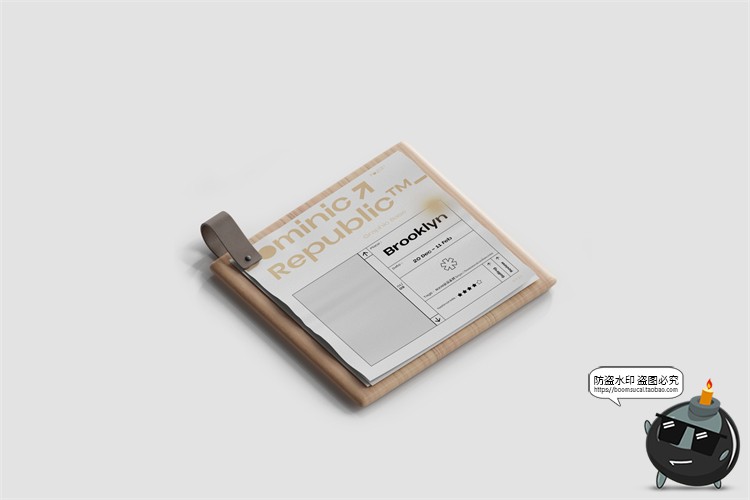 图片[4]-方形菜单记事本餐厅餐饮手掌记单本企业VI品牌PSD模板样机PS素材-设计猿