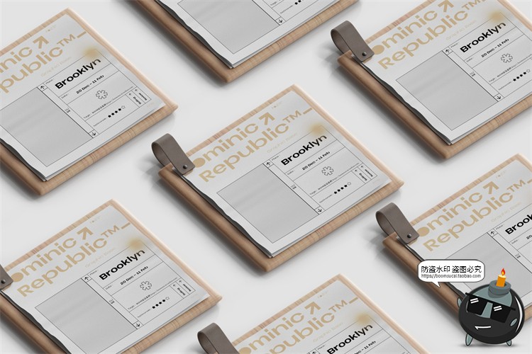 图片[10]-方形菜单记事本餐厅餐饮手掌记单本企业VI品牌PSD模板样机PS素材-设计猿