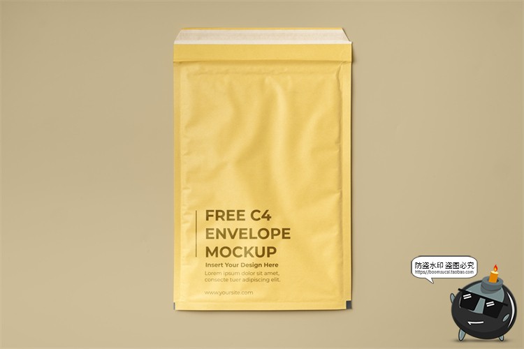 图片[1]-文件袋档案袋信封信纸保密纸袋企业文创VI展示样机PSD模板PS素材-设计猿