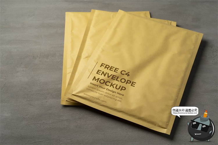 图片[8]-文件袋档案袋信封信纸保密纸袋企业文创VI展示样机PSD模板PS素材-设计猿