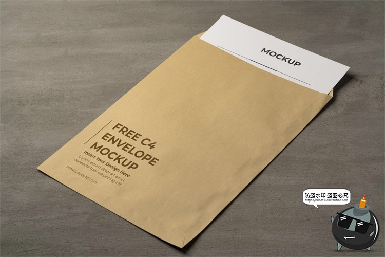 图片[12]-文件袋档案袋信封信纸保密纸袋企业文创VI展示样机PSD模板PS素材-设计猿