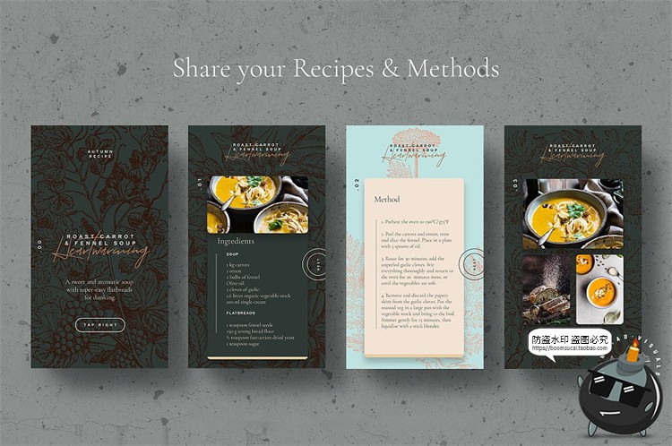 图片[5]-文艺轻奢艺术自媒体推文版面排版海报PSD模板分层源文件PS素材-设计猿