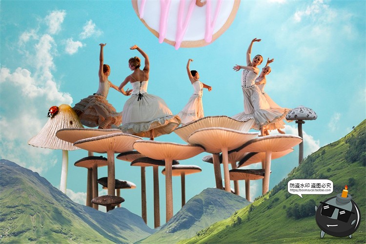 图片[15]-欧美风潮流创意复古人物建筑植物动物剪纸剪贴画拼贴PNG免抠素材-设计猿