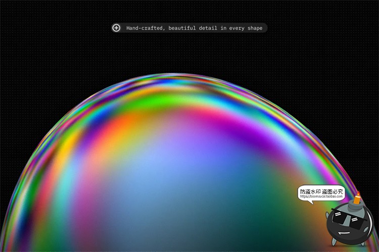 图片[11]-液态金属镭射全息虹彩艺术抽象气泡液体PNG免抠背景底纹图片素材-设计猿