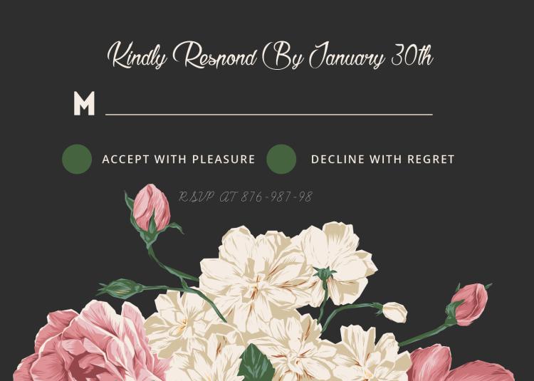 图片[4]-复古玫瑰花典雅简约婚礼婚庆请柬卡片邀请函PSD模板PS设计素材-设计猿