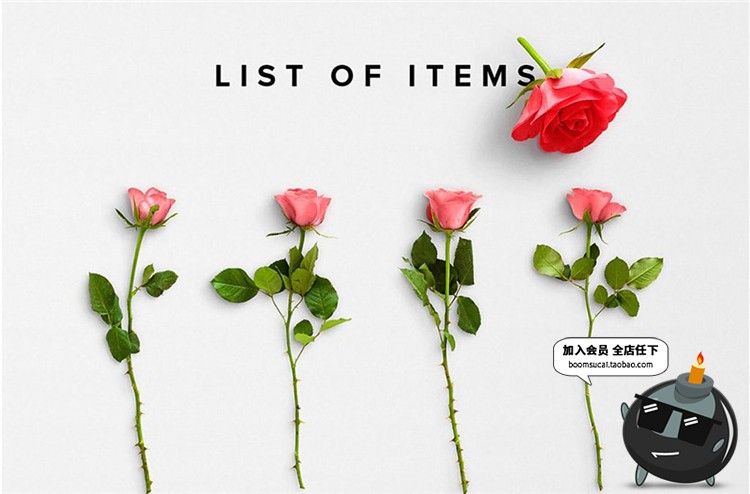 图片[2]-简约花卉鲜花花朵聚焦场景边框背景摆设元素PNG免扣素材PSD模板-设计猿