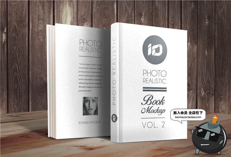 图片[7]-硬封精装图书书籍书本外观内页效果展示贴图文创样机PSD模板素材-设计猿