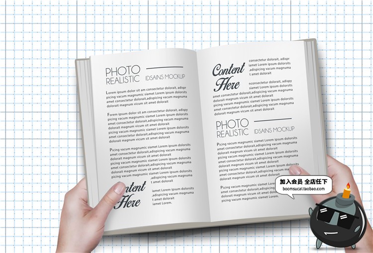 图片[11]-硬封精装图书书籍书本外观内页效果展示贴图文创样机PSD模板素材-设计猿
