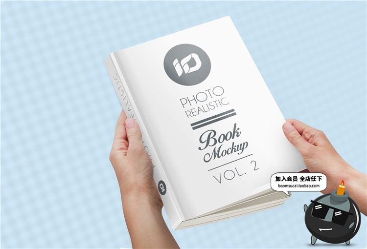 图片[12]-硬封精装图书书籍书本外观内页效果展示贴图文创样机PSD模板素材-设计猿